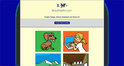 Desktop Screenshot of bradhallart.com